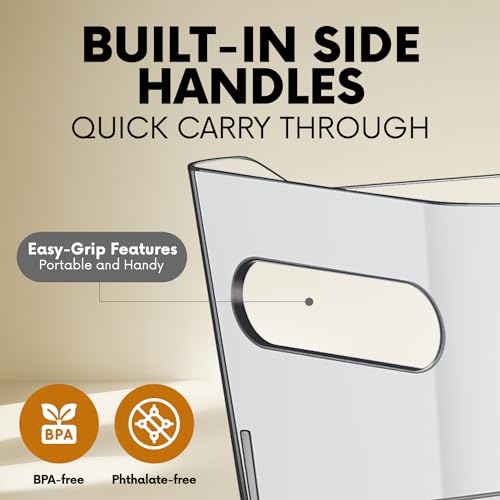 Clear Plastic Storage Bins for Kitchen Organization | All Products - Image 4