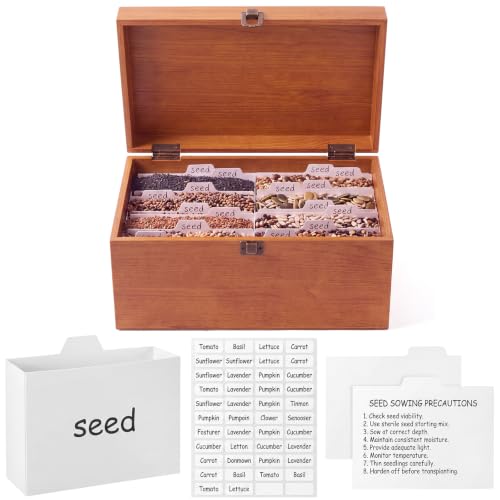 SiliFine Seed Storage Box Garden Seed Organizer | Home Organization - Image 2
