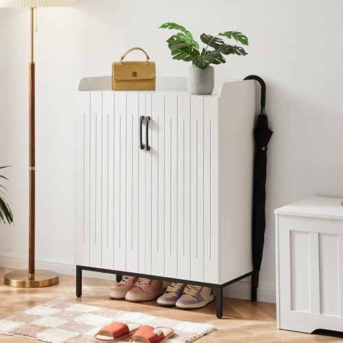 Mericonia Large 5-Tier Shoe Storage Cabinet with Doors - Image 2