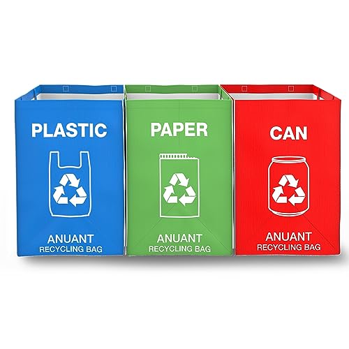 Separate Recycling Waste Bin Bags for Kitchen Office in Home - Image 3