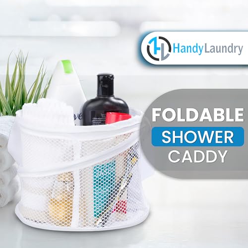 Handy Laundry Portable Shower Caddy Mesh Basket - Image 3