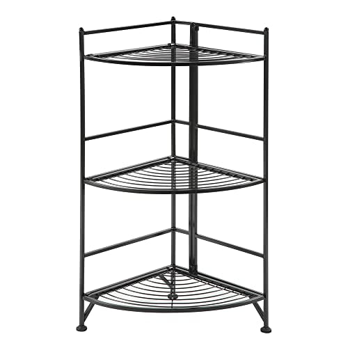 Convenience Concepts Xtra Storage 3 Tier Folding Metal Corner - Image 2