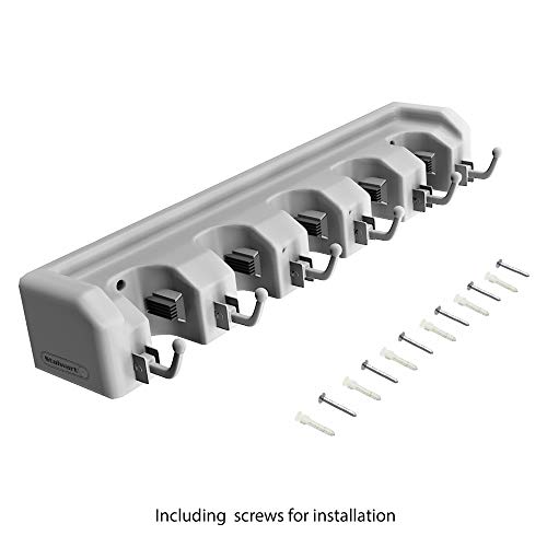 Wall Organizer with Adjustable Slots and Hooks | Home Organization - Image 4