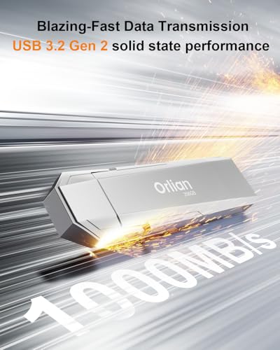 Orlian 256G External Portable SSD USB Solid State Drive, Up - Image 4