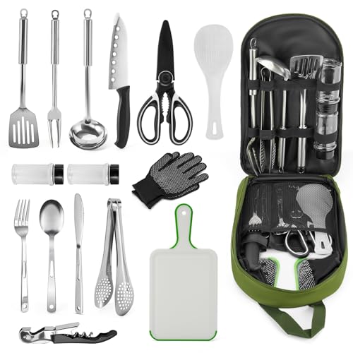 Portable 16 PCs Camping Utensil Set, CT606 - Image 2