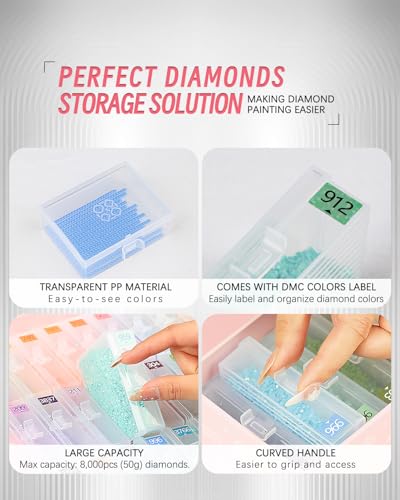 forever young 45PCS Diamond Painting Storage Containers Trays - Image 5