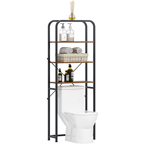 SogesHome 4-Tier Over Toilet Storage Shelf, Bathroom Space-Saving - Image 2