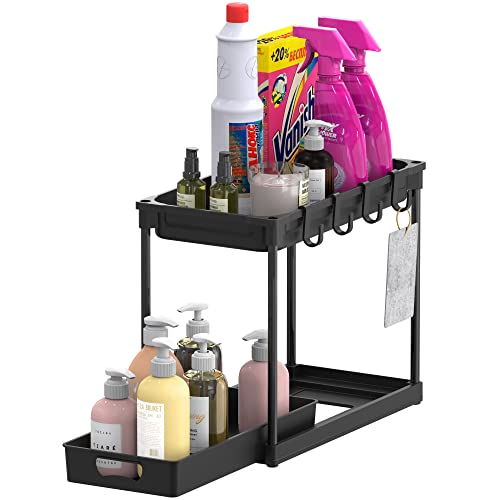 Simple Houseware 2-Tier Standard Under Sink Storage | All Products - Image 2
