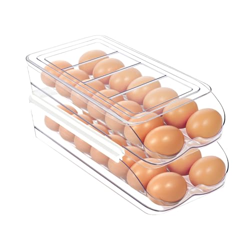 MesRosa Egg Holder for Fridge, Automatic Rolling Egg | All Products - Image 2