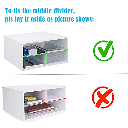 Printer Stand for Desk - 2 Tier Desktop Printer Stand - Image 4