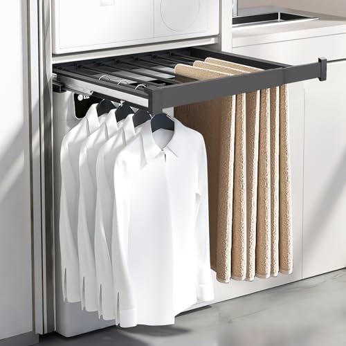YJINGRUI Pull Out Pants Rack and Pull Out Trousers Rack - Image 2