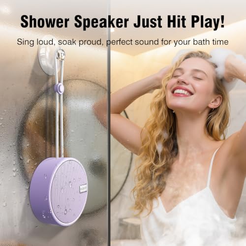 INSMY C12 IP67 Waterproof Shower Bluetooth Speakers Portable - Image 6