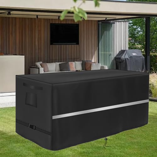 Deck Box Cover Heavy Duty Waterproof Deck Box with Handle - Image 3