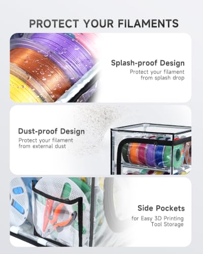 YOOPAI 3D Printer Filament Storage Box, 3-Tier Filament - Image 5