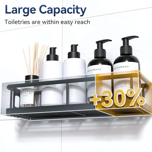YASONIC Shower Caddy Adhesive, Rustproof Shower Organizer - Image 5