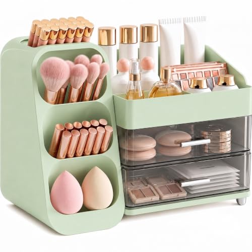 Large Makeup Organizer Countertop for Vanity Skincare Organizers - Image 2