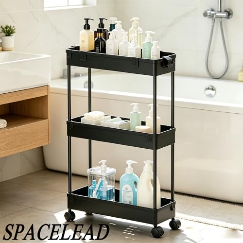 SPACELEAD Slim Storage Cart 3 Tier,Bathroom Organize | All Products - Image 3
