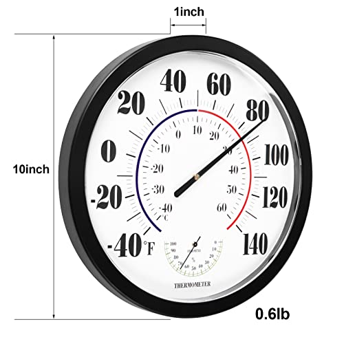 Indoor Outdoor Thermometer Wall Large Numbers Thermometer No - Image 8