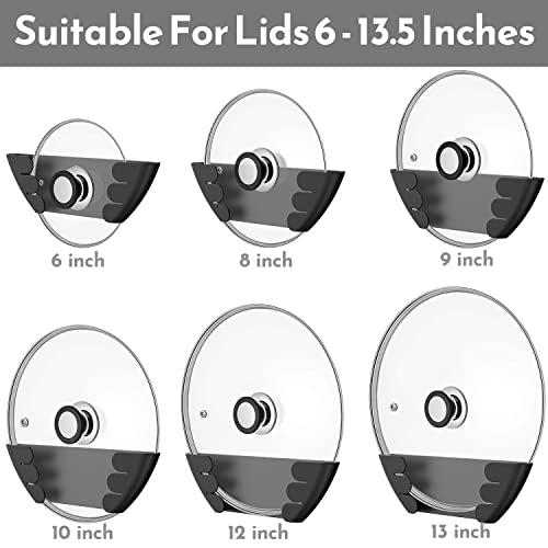 Universal Pot Lid Organizer for Cabinet - Upgraded Patented - Image 3