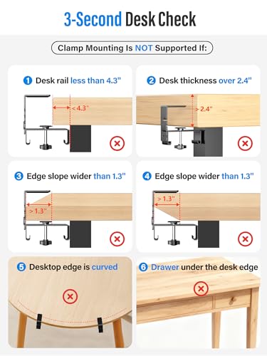 [Upgraded] Large Under Desk Cable Management Tray, C | Cable Managemen - Image 7