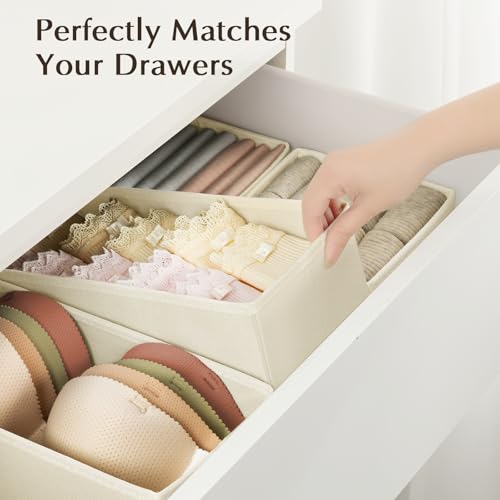 DIMJ Drawer Organizers Clothes, Dresser Organizer Bins for Baby - Image 6