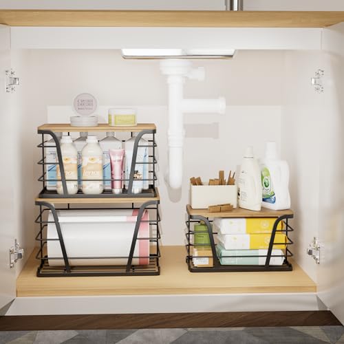 TIDIIABODE 3 Pack Stackable Pantry Organizer, Trash | All Products - Image 6