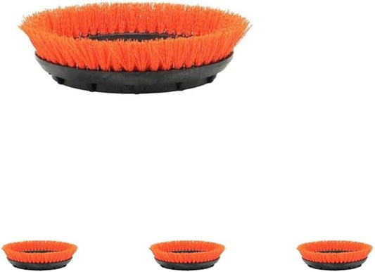 Oreck Commercial Orange Tile & Resilient Floor Scrub Brush for Orbiter Floor Machine ORB550MC, 237047, Orange (Bottom Color May Vary) (Pack of 4)