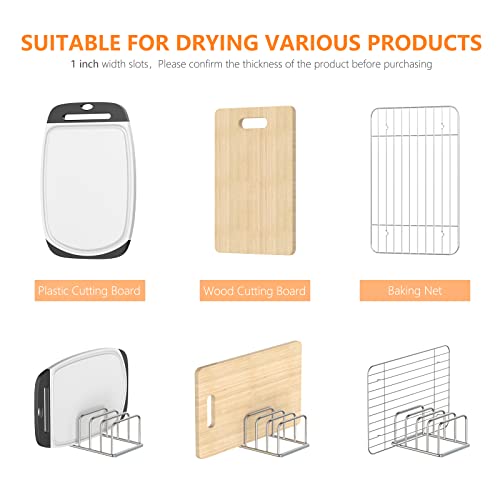 KORRTFID Cutting Board Holder, 2PSC Cutting Board Organizer Rack - Image 5