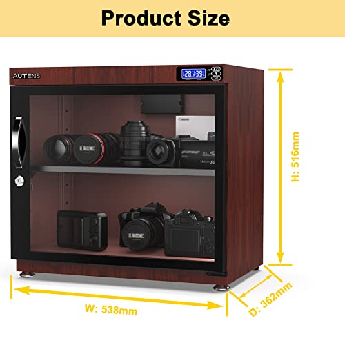 80L Dehumidifying Dry Cabinet Box, Wood grain Design - Image 3