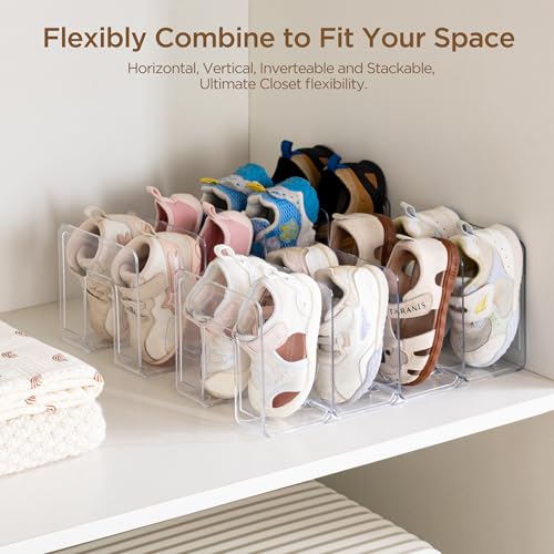 HBlife Clear Acrylic Kids Shoe Rack for Closet Organ | All Products - Image 5
