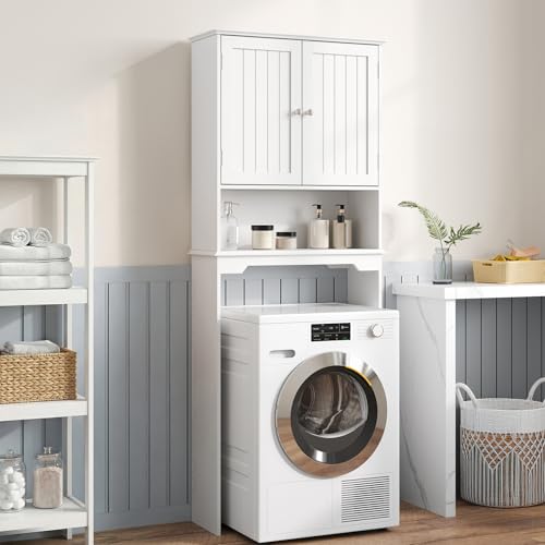 OLIXIS Over the Toilet Storage Cabinet, Bathroom Shelves - Image 5