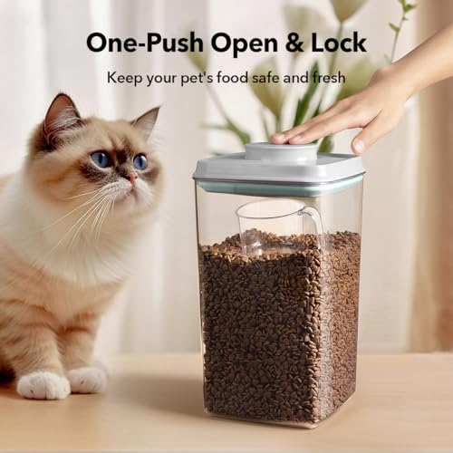Dog Food Storage Container with 130ml Scoop – 4L/4.2qt - Image 3