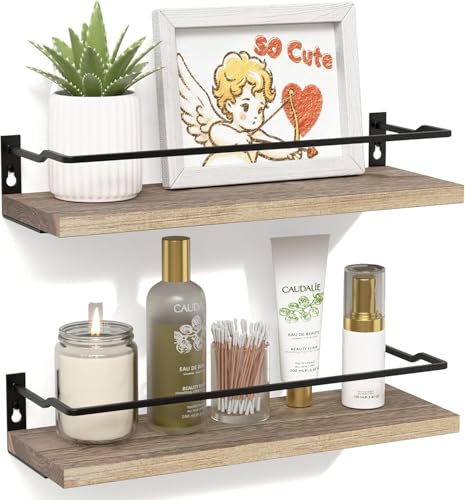 RICHER HOUSE Floating Shelves Bathroom, Small Wall Shelf - Image 2