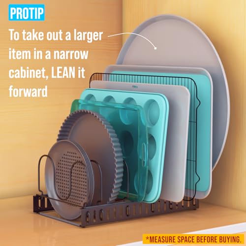 Norcalway Expandable Pots and Pans Lid Organizers - Image 7