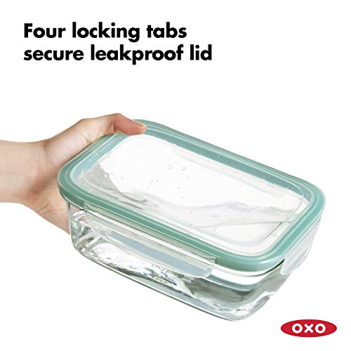 OXO Good Grips 8 Cup Smart Seal Airtight Glass Rectangle - Image 3