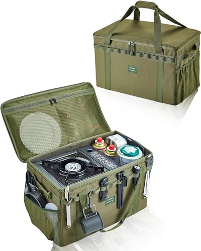 UPWOIGH 40L Heavy Duty Camping Storage Bag with Dividers - Image 2