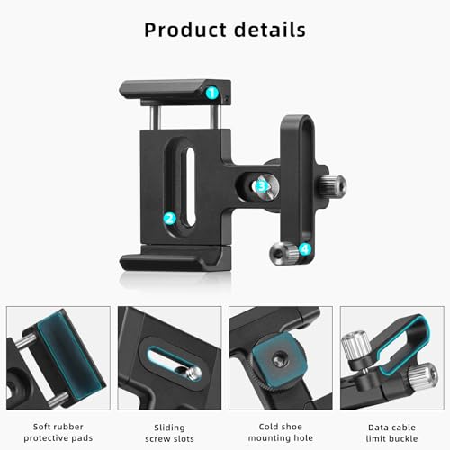 FANAUE SSD Mount Bracket SSD Holder with Cold Shoe Cable Clamp - Image 6