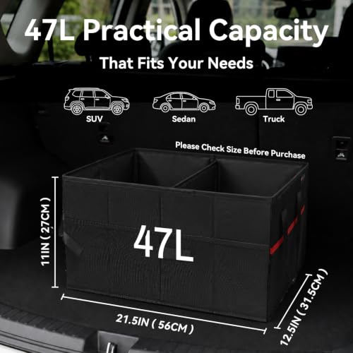 PAT SAM'S Collapsible Trunk Organizer for SUV | Home Organization - Image 3