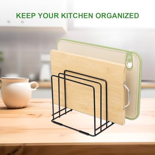 Cutting Board Holder, 1.2 in. Wide Slots Cabinet Organizer - Image 5