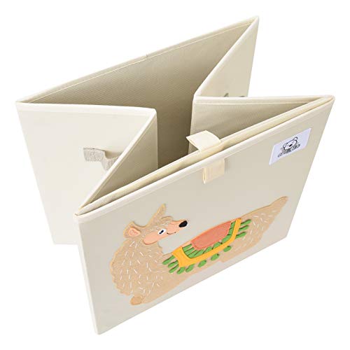 13 Inch Animal Cube Storage Bins, Foldable Fabric Kids Toy - Image 6