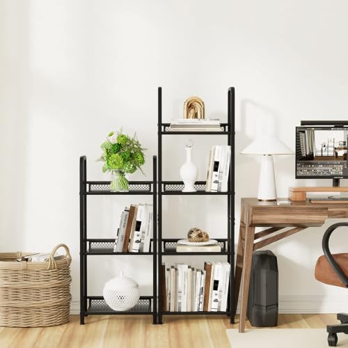 Bookshelf Storage Shelf Bookcase Freestanding Storage Stand - Image 7