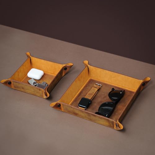 Handmade Leather Catch All Tray and Organizer for Ke | All Products - Image 4