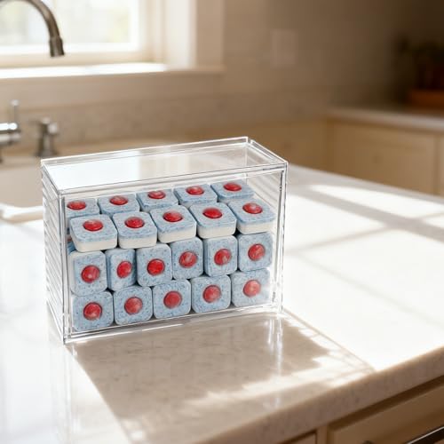 Rainmae Dishwasher Detergent Pod Holder Clear Acrylic Wall - Image 3