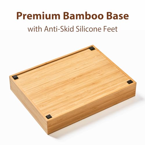 Umilife Bamboo Desk Drawer Organizer, Wood Junk Organizer Tray - Image 5