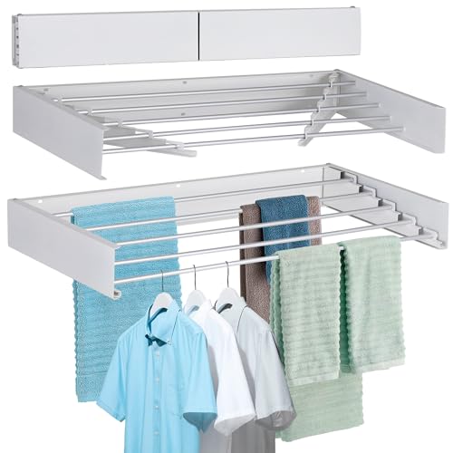 Laundry Drying Rack Wall Mounted Clothes Drying Rack - Image 2