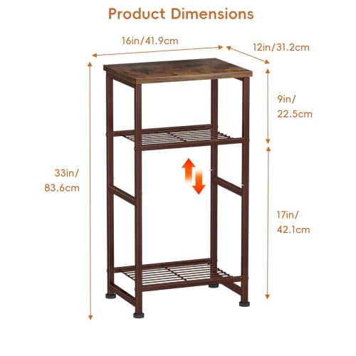 Sturdy Printer Stand with Storage, 3 Tier Printer Shelf - Image 3