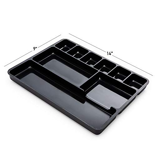 Desk Drawer Organizer Tray with 9 Storage Compartments - For Home - Image 4