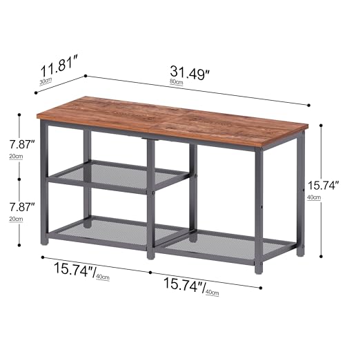 CHEMPFR Shoe Bench with Storage, Shoe Rack Organizer - Image 4