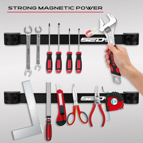 SEDY Magnetic Tool Holder Storage Organizer: 7-Piece - Image 4