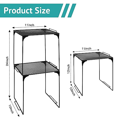 Locker Organizer Shelf Stackable Extra Locker Shelf for School - Image 4
